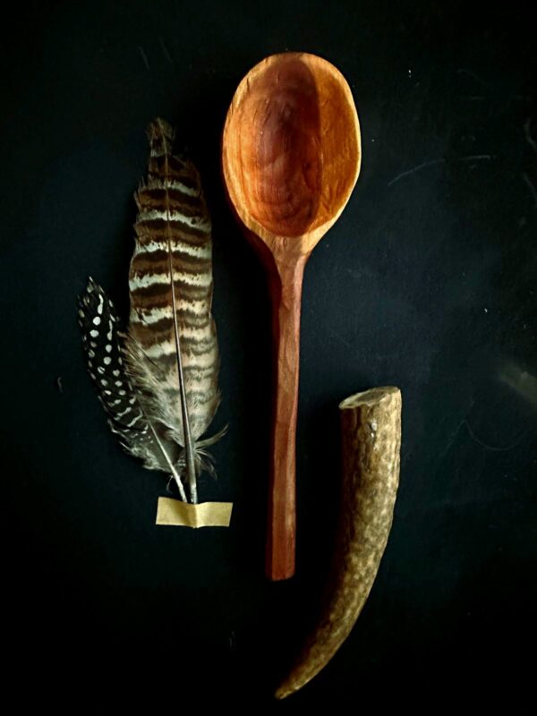 plum wood spoon